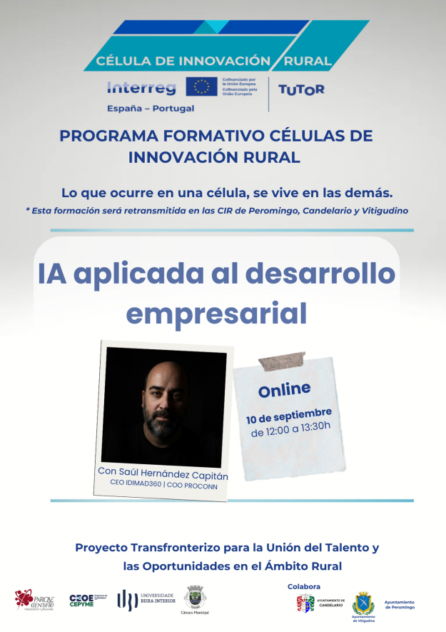 SAVE THE DATE | Intelig&ecirc;ncia Artificial aplicada ao Desenvolvimento Empresarial | 10 DE SETEMBRO